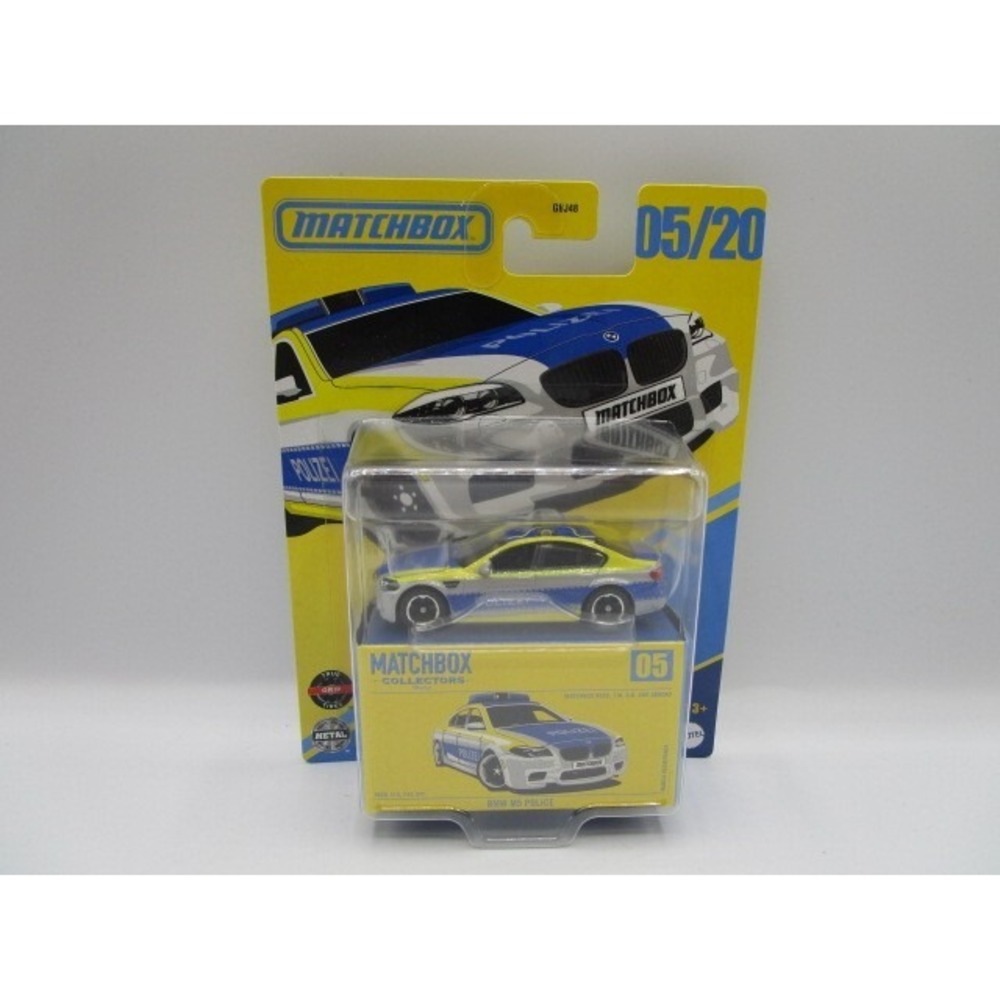Matchbox Collectors BMW M5 Police Car Red #5/20 Diecast Car 2025